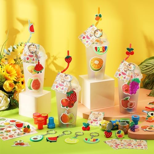 189 Pcs Fruit Themed Party Favors Decor Set