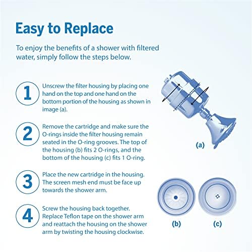 ProMax Brushed Handheld Shower Filter 1