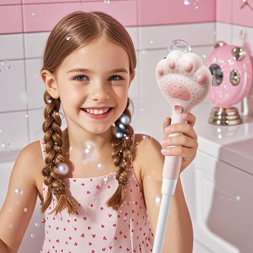 Cute Cat Paw Shower Head - 3 Spray Modes 25 GPM Pink