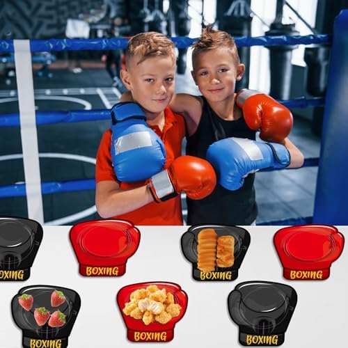 48PCS Boxing Gloves Shaped Plates Birthday Party Decor