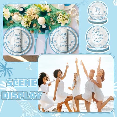 Last Toast on the Coast Party Plates Napkins Set