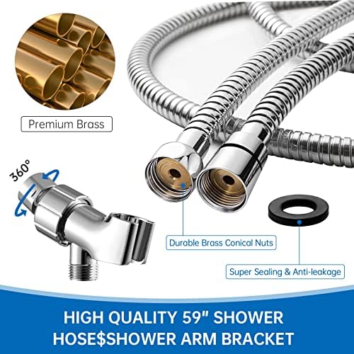 LED Shower Head with Handheld and Filter