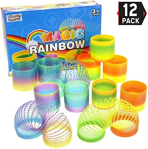 Liberty Imports 12 PCS Magic Rainbow Coil Springs