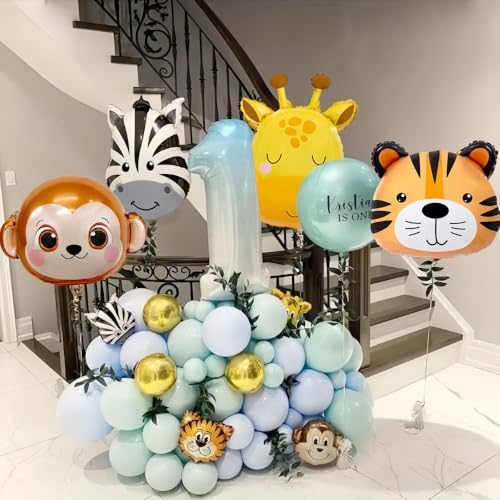 9pcs Farm Animal Foil Balloons for Parties