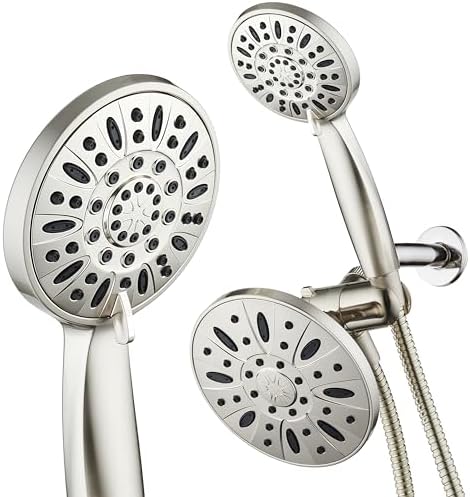 AquaDance Premium 3-Way Rainfall Combo Shower Head Set