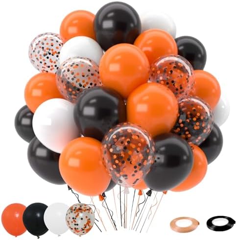 Patimate Halloween Balloons Set 50 pcs 12 inch