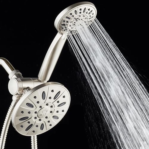 AquaDance Premium 3-Way Rainfall Combo Shower Head Set