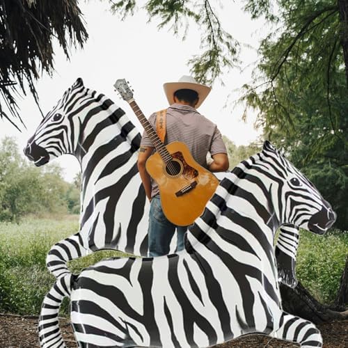 Huge Zebra Foil Balloons 2Pcs for Birthday Parties