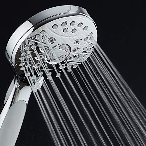 AquaSpa High Pressure 6-Setting Luxury Handheld Showerhead