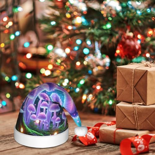 Augenstern Christmas Hat with Magical Mushrooms and Butterflies