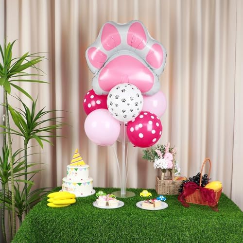 Dog Paw Party Balloons Stand Kit 2 Sets