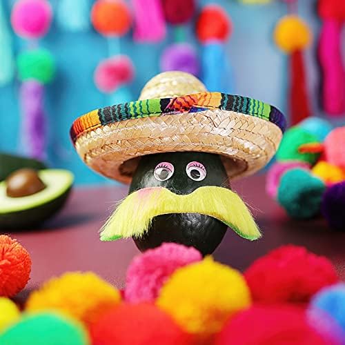 Frcctre 12 Pack Mini Mexican Hat Party Decor