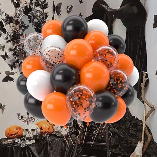 Patimate Halloween Balloons Set 50 pcs 12 inch
