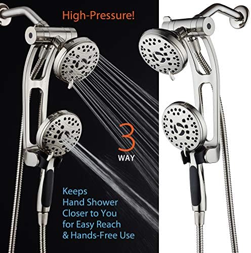 AquaSpa High Pressure 48-mode Luxury 3-way Combo Showerhead