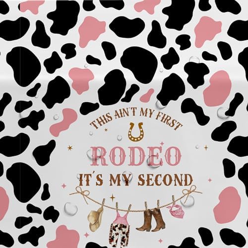 Western Cowgirl 2nd Birthday Tablecloth Set