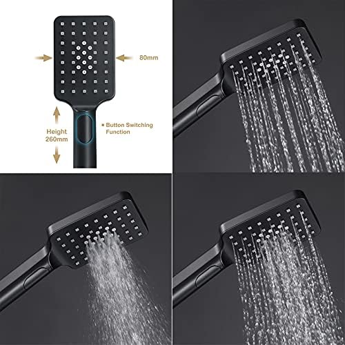 Multifunctional Handheld Shower Head Set with Hose and Bracket