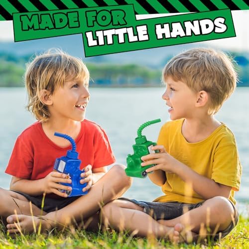 Tanlade 12 Pack Train Cups with Straws