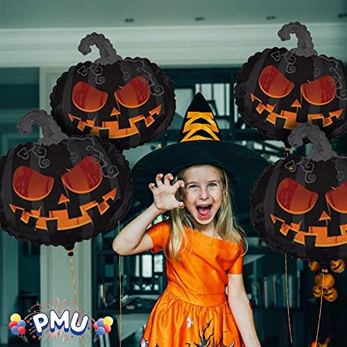 PMU Halloween Scary Pumpkin 22 Inch Mylar Balloon 25 Pkg