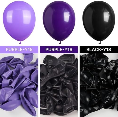 PartyWoo Dark Purple Balloons 99 Pc Arch Garland Decor Kit