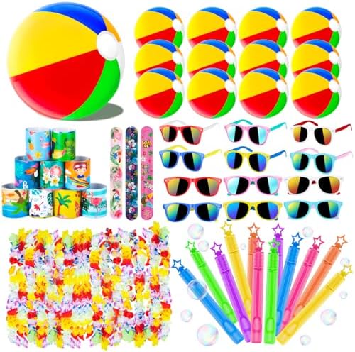 Hogesa Summer Pool Beach Party Favors 60PCS