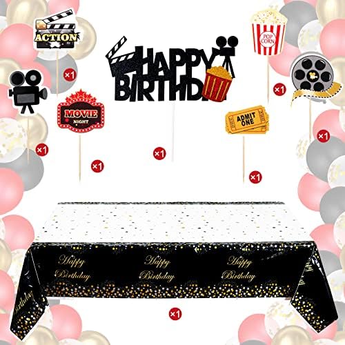 Skylety 86 Pcs Movie Night Party Decor Kit
