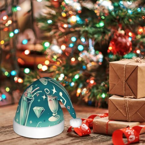 Augenstern Christmas Hat Retro Milkshakes Santa Hat Unisex