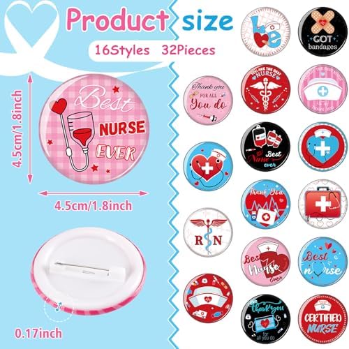 64PCS Nurse Themed Party Favors Set