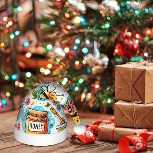 Augenstern Christmas Hat Delightful Bee Santa Hat Unisex