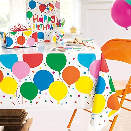 Unique Colorful Balloons Rectangular Table Cover - 54x84