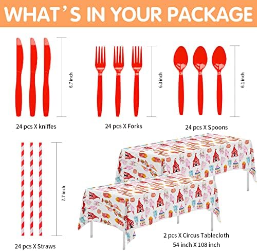 Circus Theme Party Decorations Set for 24 Guests