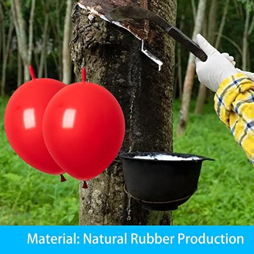 ADIDO EVA Red 12 Inch Link Balloons 80 Pcs