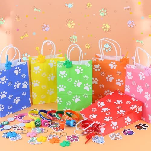 LiYiQ 122 Pcs Dog Paw Party Favors Pack