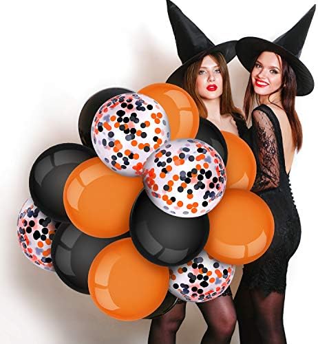 80 Piece 12 Inch Confetti Latex Balloons