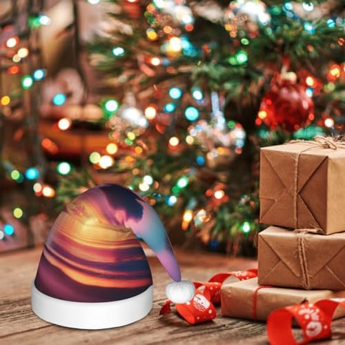 Augenstern Christmas Hat Tropical Beach Sunset Santa Hat For Kids