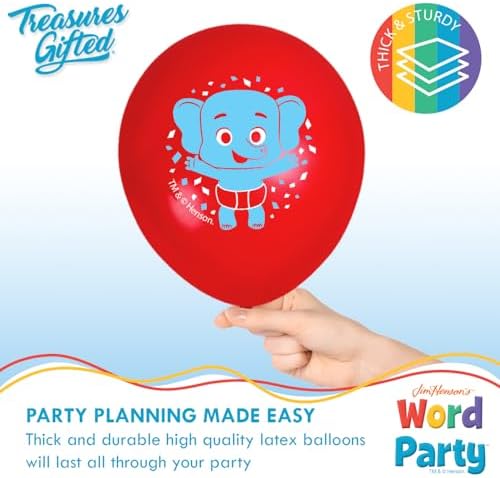Treasures Gifted Word Party Balloons 24 Pack 12 Inch
