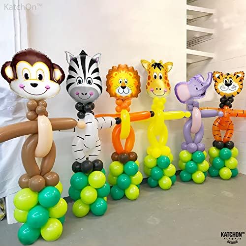 KatchOn Safari Jungle Animal Balloons Pack of 6