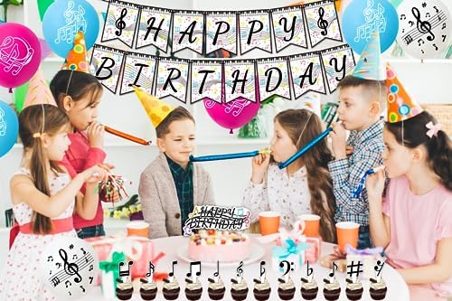 Music Notes Birthday Balloons and Decorations