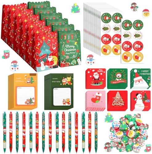 Yeaqee 144 Pcs Christmas Party Favor Pack