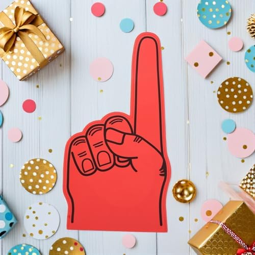 4pcs Giant Foam Finger for Cheerleading and Events