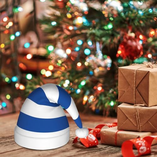 Augenstern Christmas Hat Uruguay Flag Santa Hat Unisex