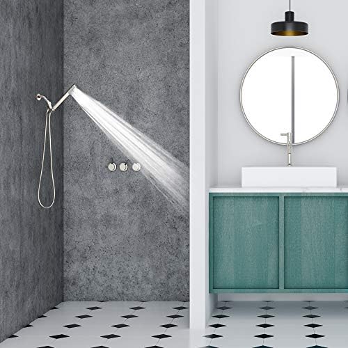 ShowerMaxx Luxury Spa Brushed Nickel Handheld Shower Head