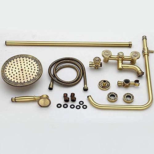 Copper Handheld Shower Head with 3 Function Water Faucet