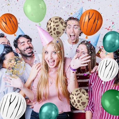 Jungle Safari Balloons 50PCS 12 Inch Decor Set