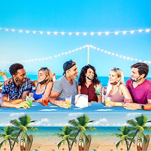 Tiamon 3 Piece Summer Beach Tablecloth Set