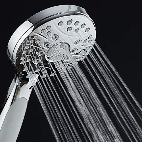 AquaSpa High Pressure 6-Setting Luxury Handheld Showerhead