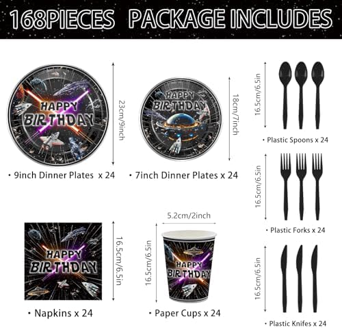 Star Party Decor Set for 24 Guests