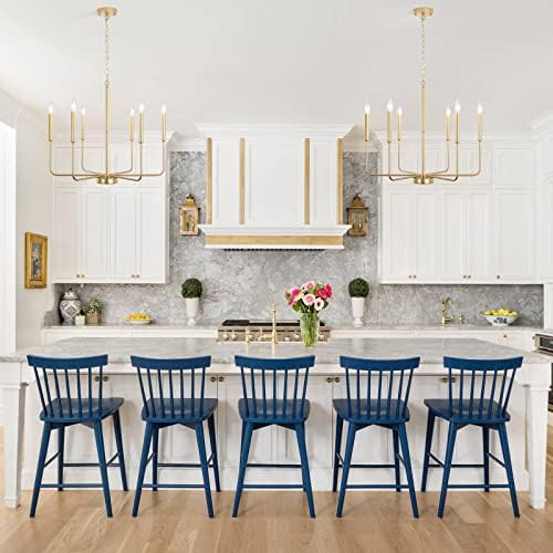 ALISADABOY 6-Light Farmhouse Gold Chandelier