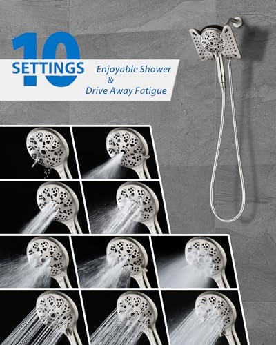 25 GPM Shower Head with Handheld Spray Combo