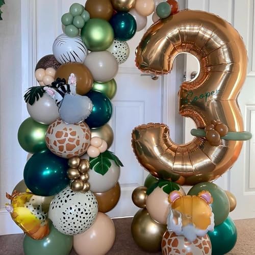 KEPMOV 12 Inch Safari Balloons Party Decor Set