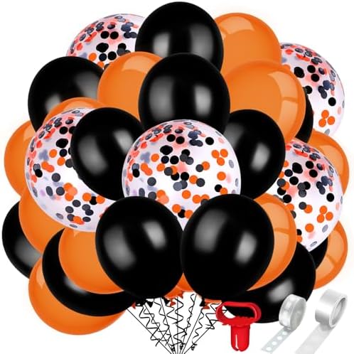 80 Piece 12 Inch Confetti Latex Balloons